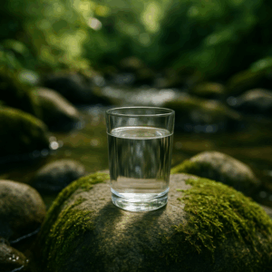 Eau sans minéraux hydratation pure